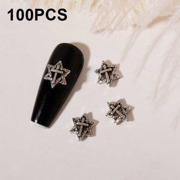 H646 100pcs Nail Crocodile Vintage Alloy Jewelry Nail Metal Accessories
