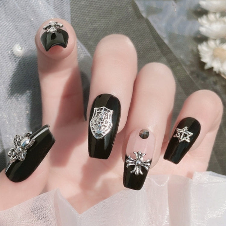 H656 100pcs Nail Crocodile Vintage Alloy Jewelry Nail Metal Accessories