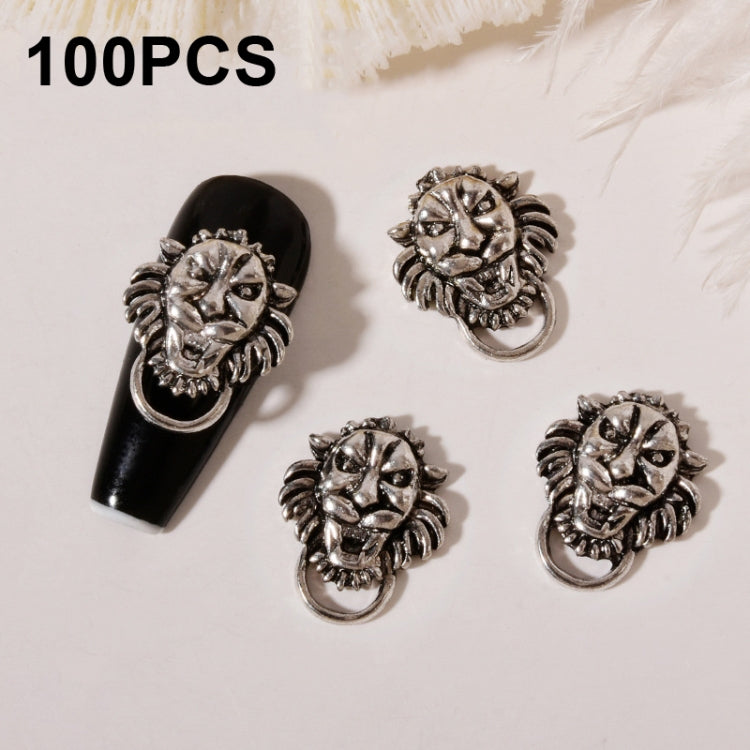 H658 100pcs Nail Crocodile Vintage Alloy Jewelry Nail Metal Accessories