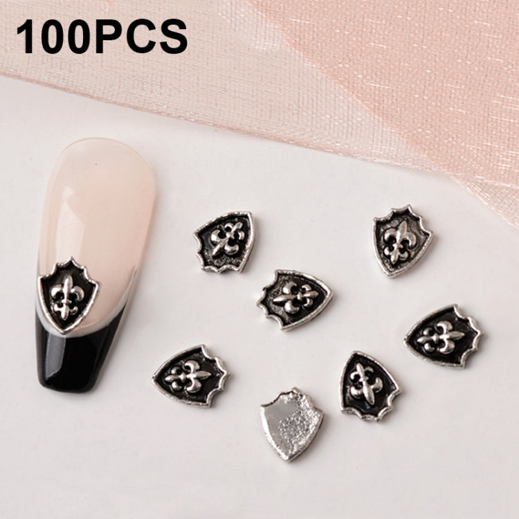 H819 100pcs Nail Crocodile Vintage Alloy Jewelry Nail Metal Accessories