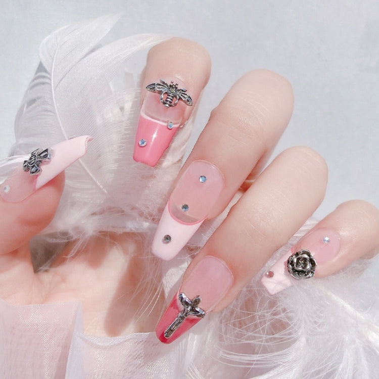 H821 100pcs Nail Crocodile Vintage Alloy Jewelry Nail Metal Accessories