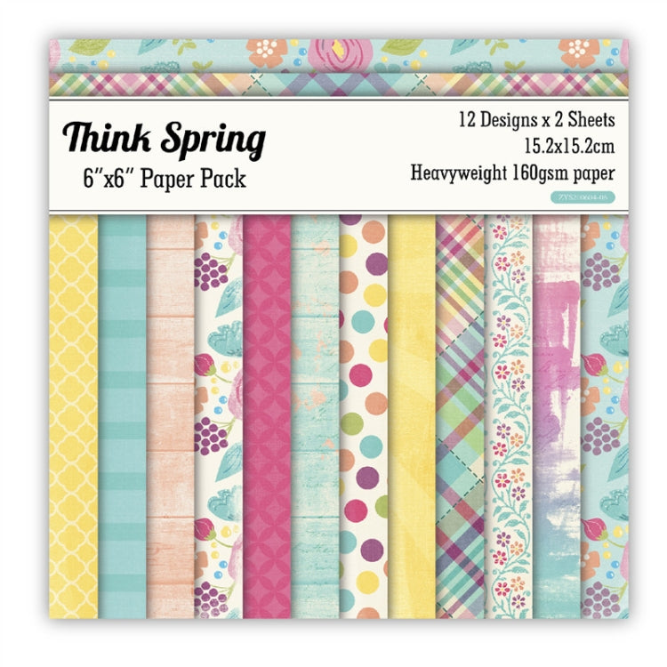 2 Sets 6 inch DIY Album Clipboard Handmade Background Paper