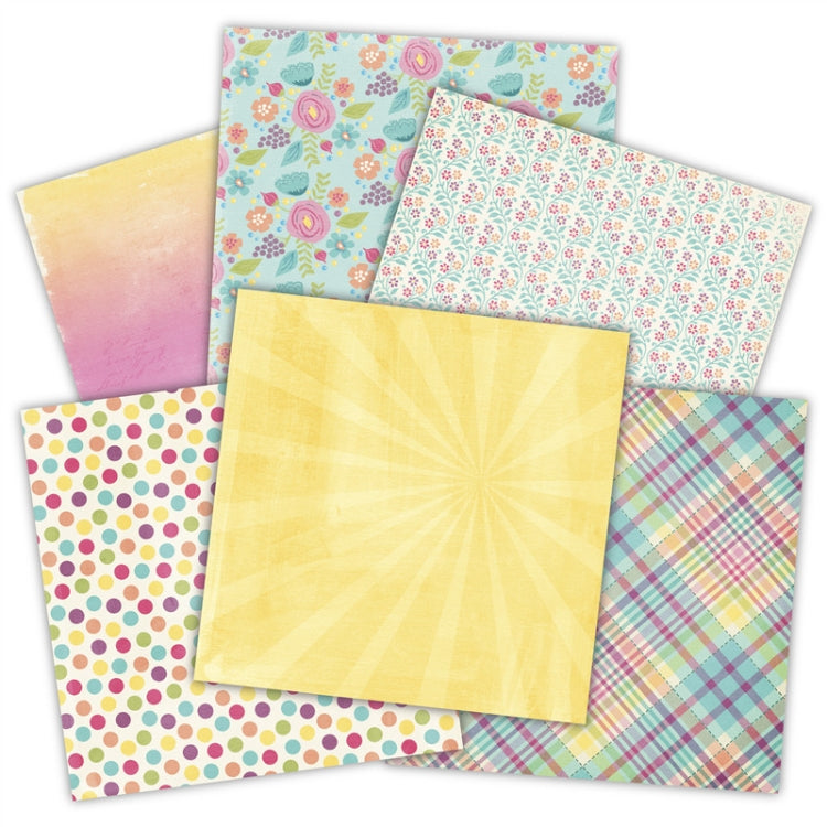 2 Sets 6 inch DIY Album Clipboard Handmade Background Paper