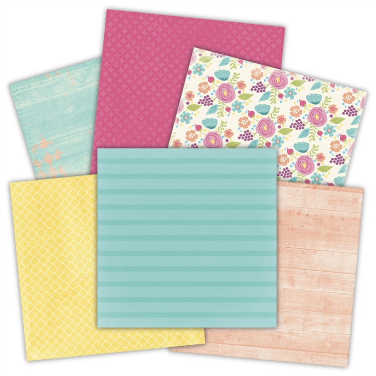 2 Sets 6 inch DIY Album Clipboard Handmade Background Paper