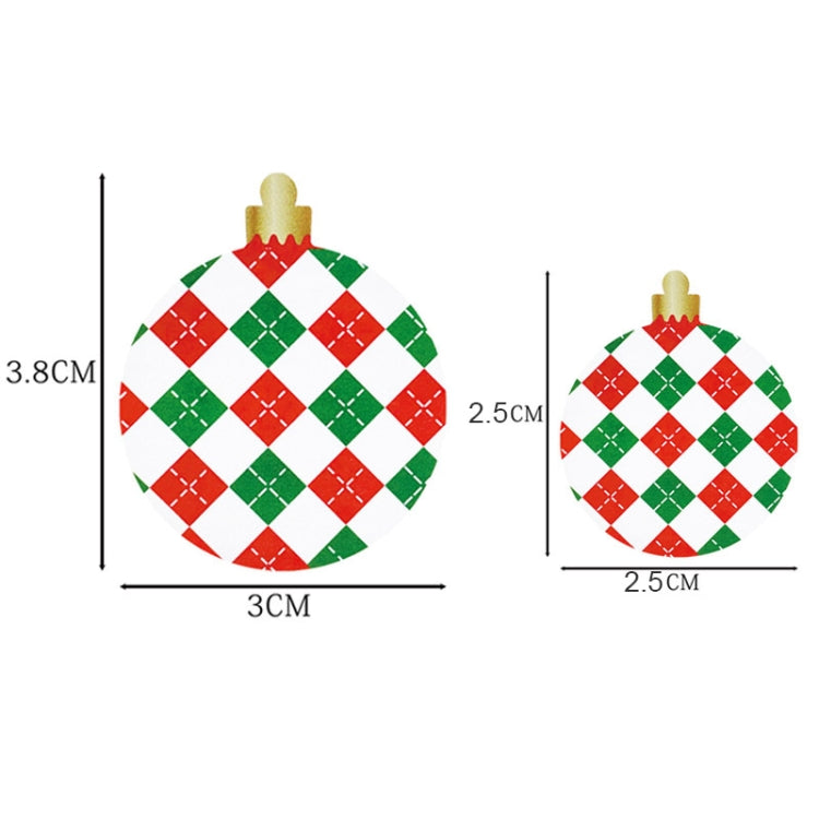 1roll Christmas Decoration Stickers Gift Label Tape, Size: 1 inch