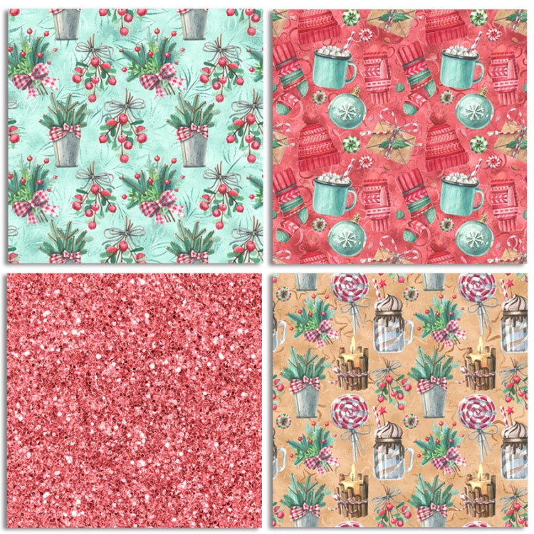 2 Sets PA1903 DIY Album Clipboard Handbook Card Background Paper, Size: 6 inch