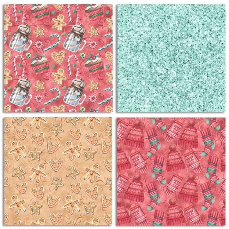 2 Sets PA1903 DIY Album Clipboard Handbook Card Background Paper, Size: 6 inch