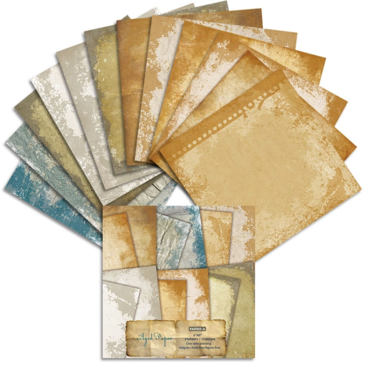2 Sets PA2022 DIY Album Clipboard Handbook Card Background Paper, Size: 6 inch