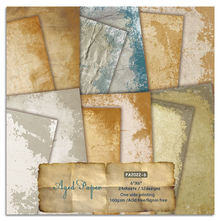 2 Sets PA2022 DIY Album Clipboard Handbook Card Background Paper, Size: 6 inch