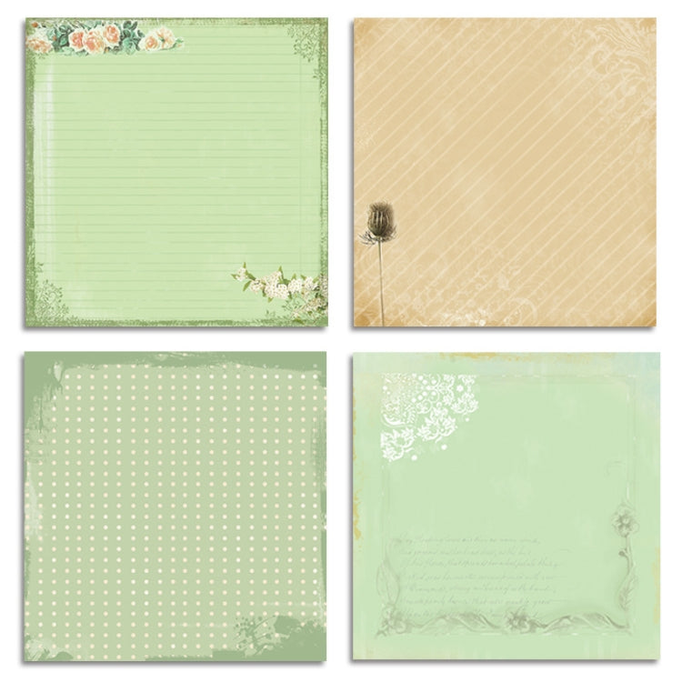 2 Sets PA1514 DIY Album Clipboard Handbook Card Background Paper, Size: 6 inch