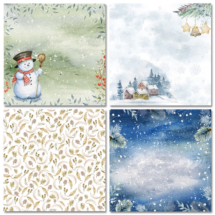2 Sets PA2011 DIY Album Clipboard Handbook Card Background Paper, Size: 6 inch