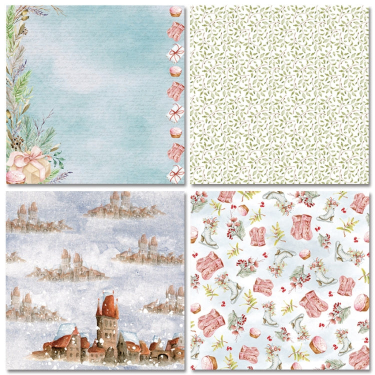 2 Sets PA2011 DIY Album Clipboard Handbook Card Background Paper, Size: 6 inch