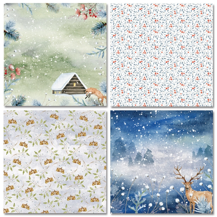 2 Sets PA2011 DIY Album Clipboard Handbook Card Background Paper, Size: 6 inch