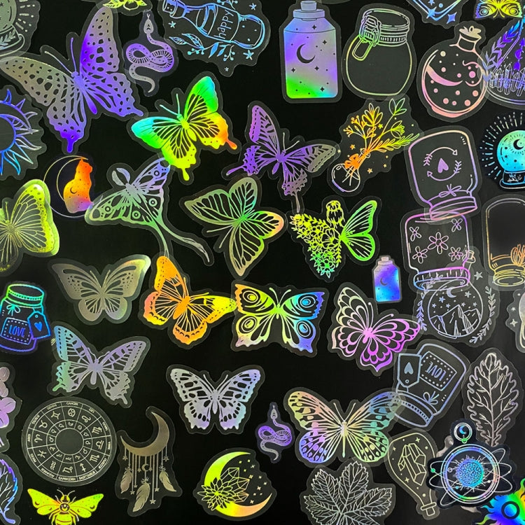 200 PCS/Set TM027-30 Laser Stickers DIY Packaging Handbook Decoration Dtickers