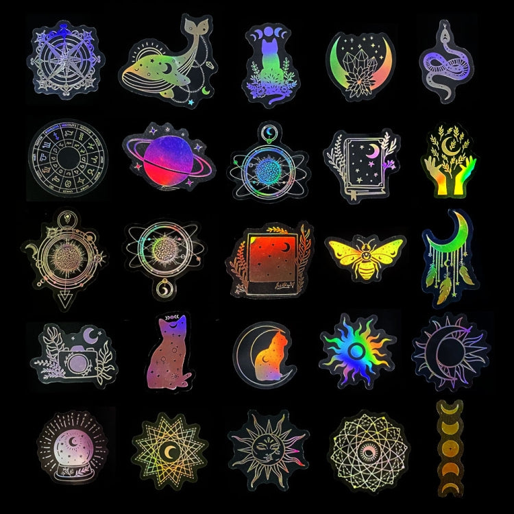 200 PCS/Set TM027-30 Laser Stickers DIY Packaging Handbook Decoration Dtickers