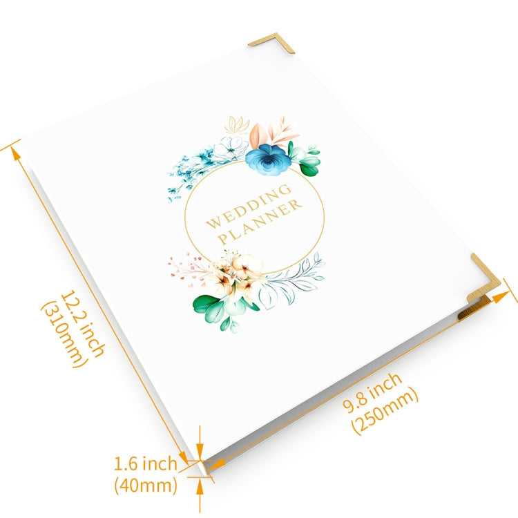 Hardcover Wedding Planner + Stickers + Clips Set Wedding Planning Materials(Lmx-001)