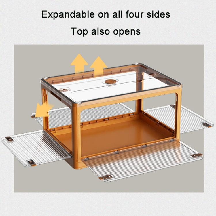 Folding Outdoor Camping BBQ Snacks Slider Storage Box, Size: Small