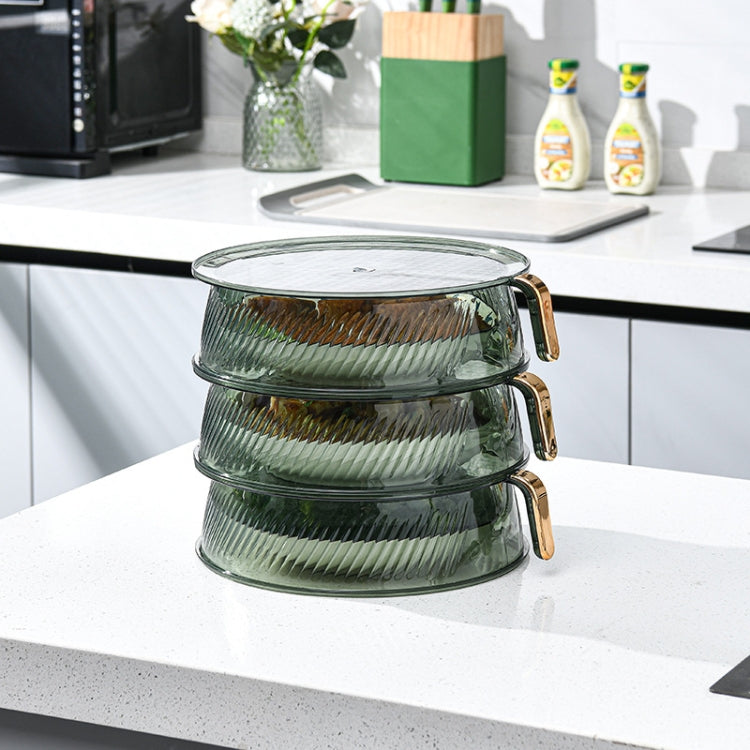 Kitchen Dust Proof Fresh Fruit Vegetable Food Storage Box, Specification: 3 Layers