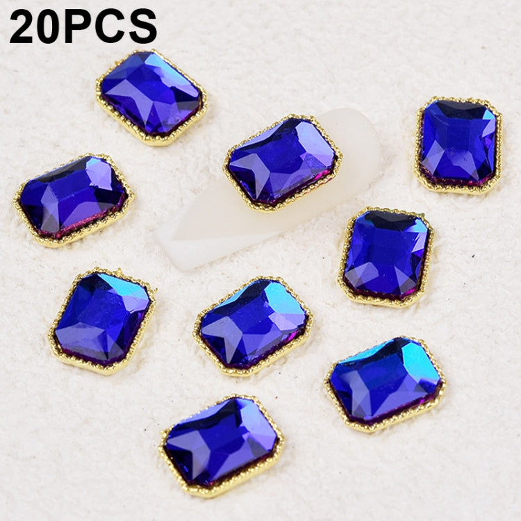 20 PCS Nail Art Jewelry Nail Diamond Decoration Stickers
