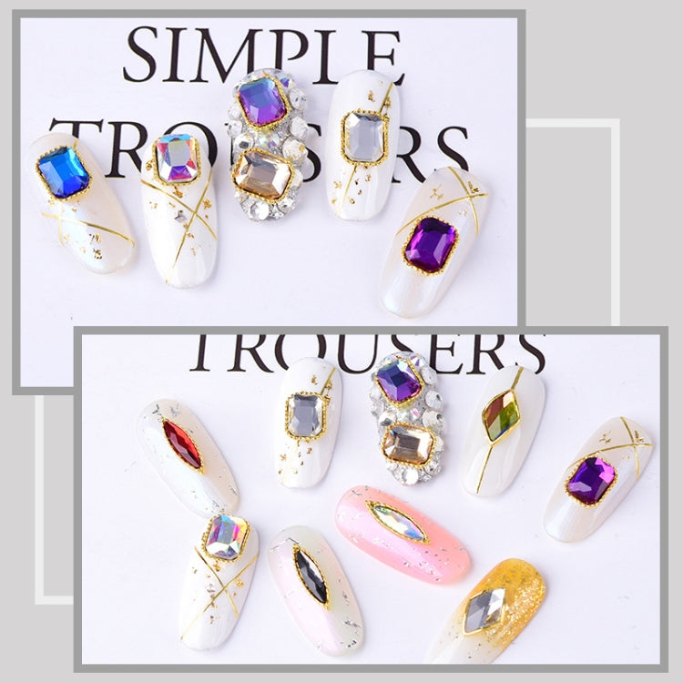 20 PCS Nail Art Jewelry Nail Diamond Decoration Stickers