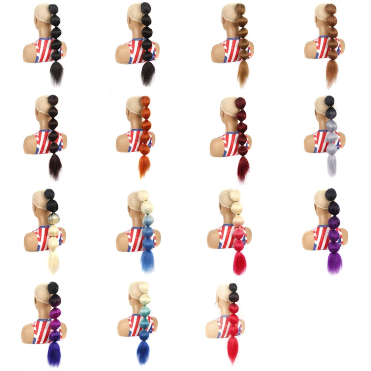 DLMW01 Bubble Shape Shaggy Wig Ponytail Drawstring Long Ponytail Wigs, Spec: BUG