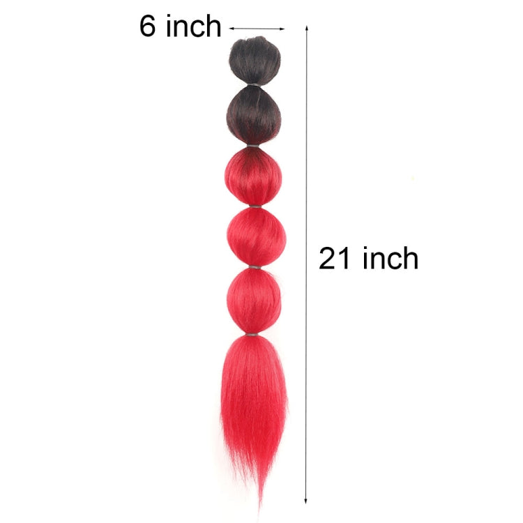 DLMW01 Bubble Shape Shaggy Wig Ponytail Drawstring Long Ponytail Wigs, Spec: 1BT613