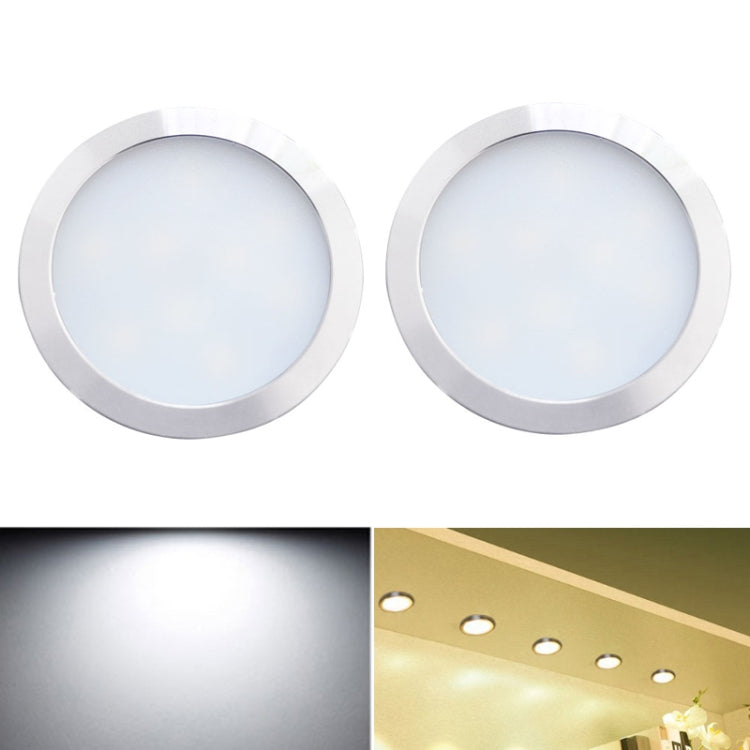 2 PCS 2W DC12V 18LED Cabinet Lights Showcase Lights,Spec: 2510 Terminal -Bottom  Outlet