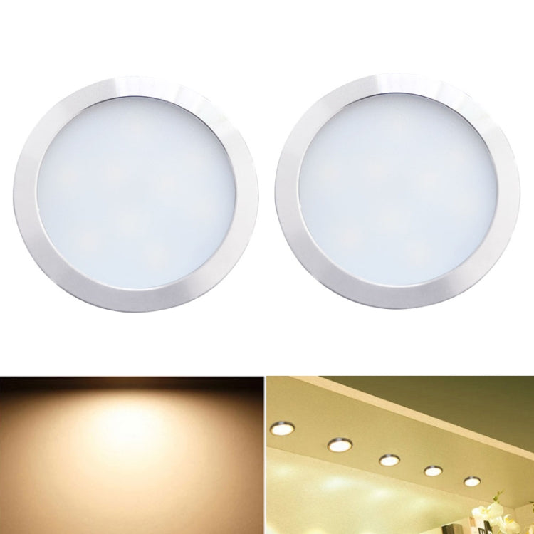 2 PCS 2W DC12V 18LED Cabinet Lights Showcase Lights,Spec: 2510 Terminal -Bottom  Outlet