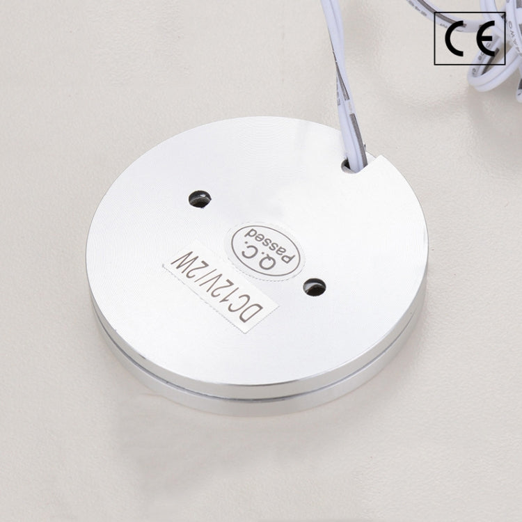 2 PCS 2W DC12V 18LED Cabinet Lights Showcase Lights,Spec: 2510 Terminal -Bottom  Outlet