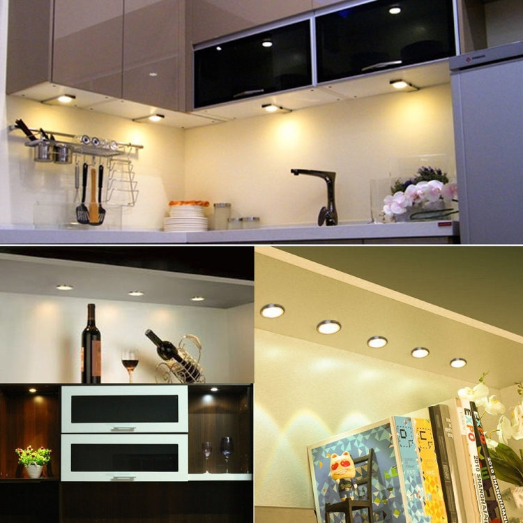 2 PCS 2W DC12V 18LED Cabinet Lights Showcase Lights,Spec: 2510 Terminal -Bottom  Outlet