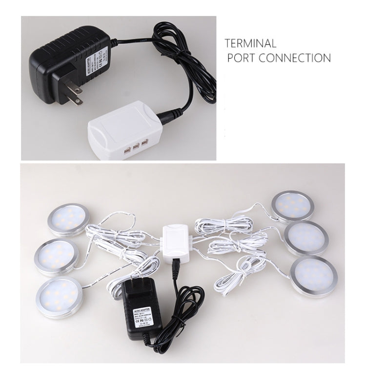 6 Ports 2510 Hub Splitter Junction Box Distributer Connectors Cabinet Light Adapter Without DC Header