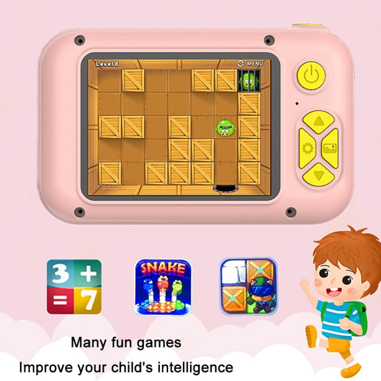 X101 Mini HD Lens Reversible Child Camera, Color: Pink+16G+Card Reader