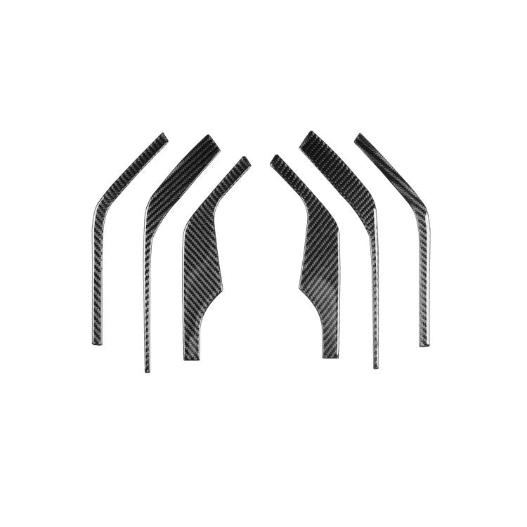 For Chevrolet Corvette C8 6pcs /Set Inner A-Pillar Speaker Sticker - Black