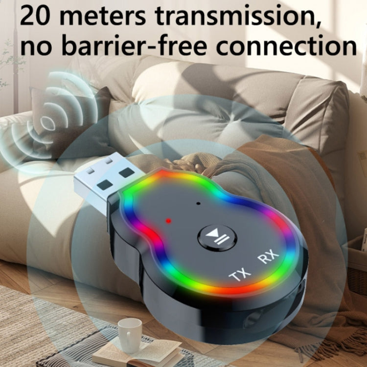Q2 2 in 1 Bluetooth Receiver Car Audio Adapter