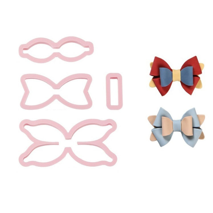 Flip Sugar Cake Biscuit Decoration Bow Baking Mould, Specification: Style 1