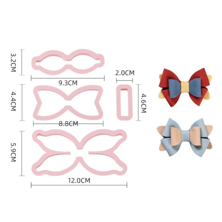 Flip Sugar Cake Biscuit Decoration Bow Baking Mould, Specification: Style 1