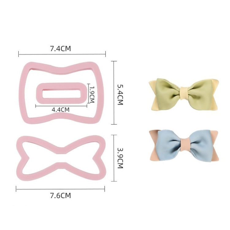 Flip Sugar Cake Biscuit Decoration Bow Baking Mould, Specification: Style 2