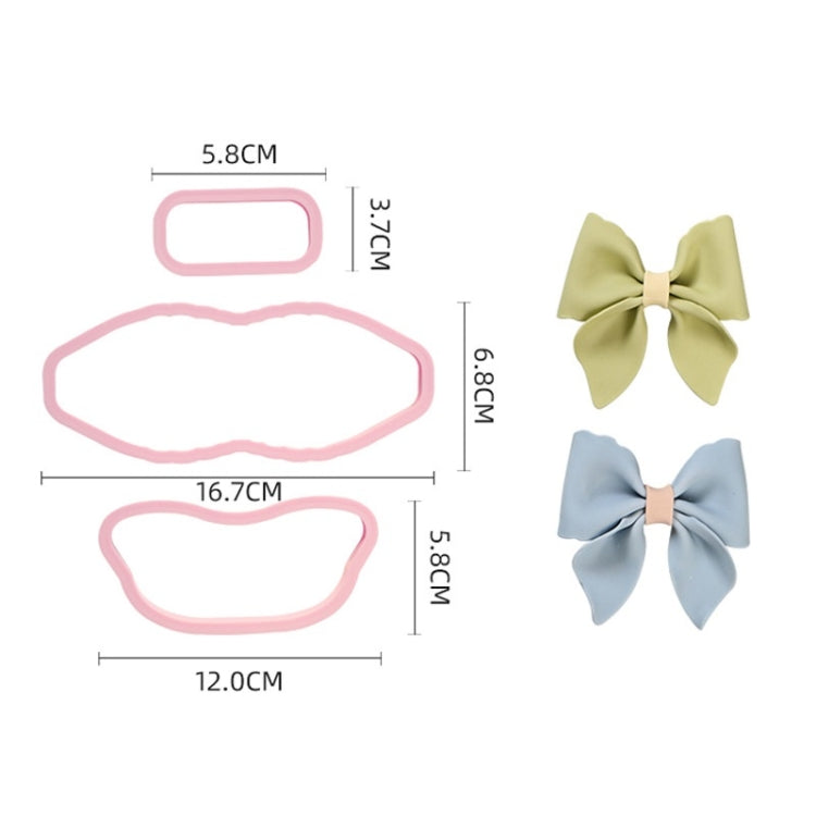 Flip Sugar Cake Biscuit Decoration Bow Baking Mould, Specification: Style 3