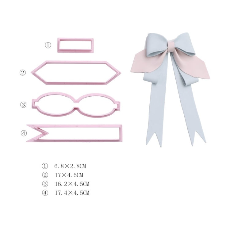 Flip Sugar Cake Biscuit Decoration Bow Baking Mould, Specification: Style 6