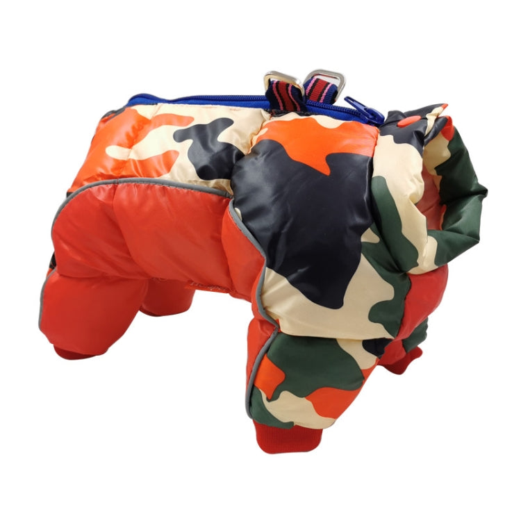 Autumn/Winter Dog Warm Cotton Jacket Pet Clothes, Color: