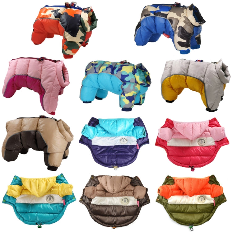 Autumn/Winter Dog Warm Cotton Jacket Pet Clothes, Color: