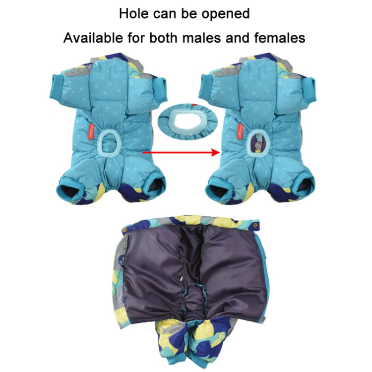 Autumn/Winter Dog Warm Cotton Jacket Pet Clothes, Color: