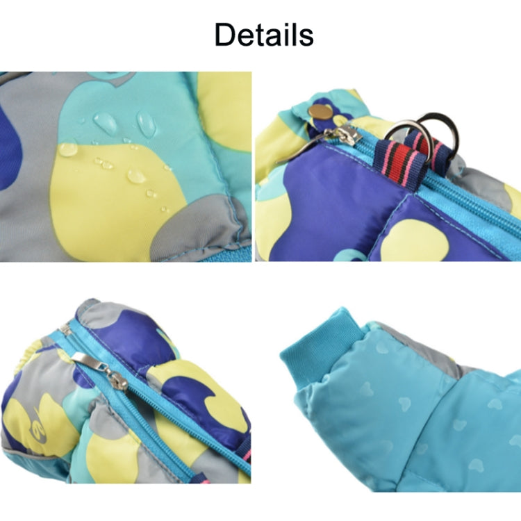 Autumn/Winter Dog Warm Cotton Jacket Pet Clothes, Color: