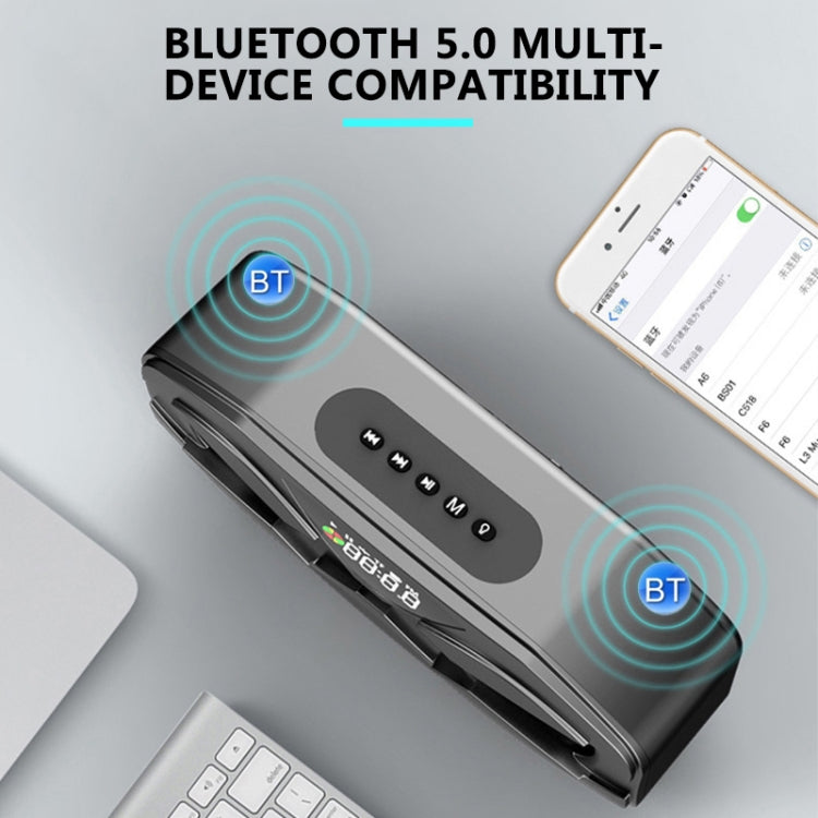 M5 Portable 6D Surround Sound Digital Display Bluetooth Speaker
