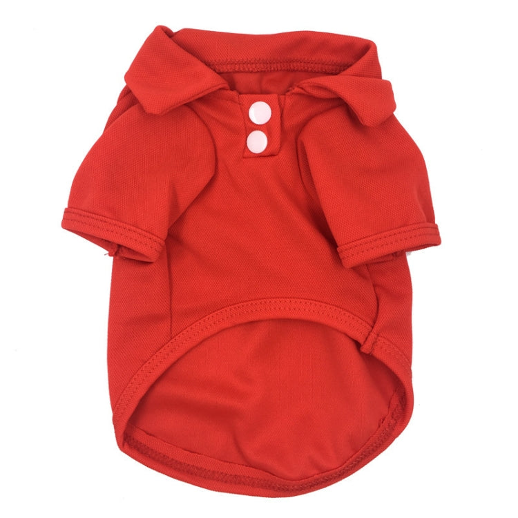 Candy Coloured Dog T-Shirt Short Sleeve Pet Clothing, Size: