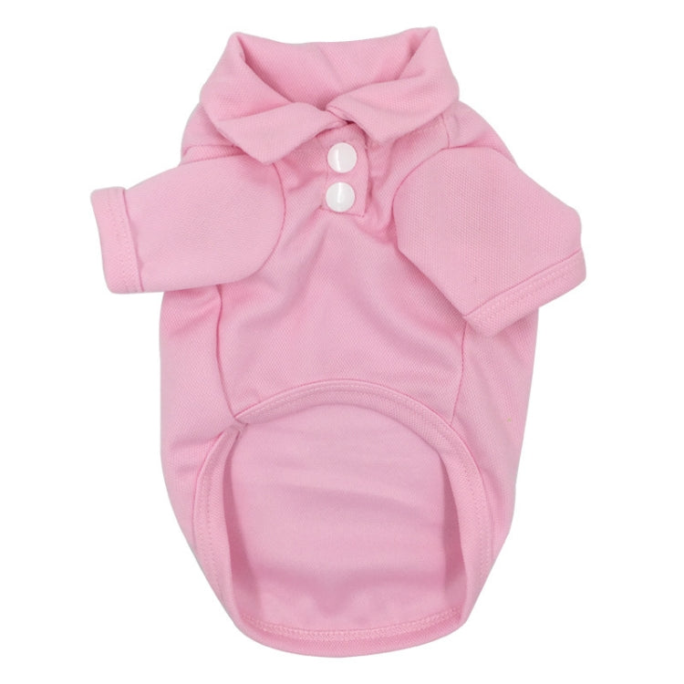 Candy Coloured Dog T-Shirt Short Sleeve Pet Clothing, Size: