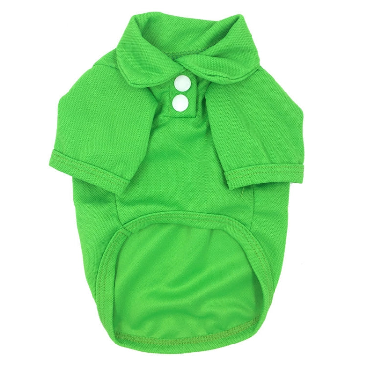 Candy Coloured Dog T-Shirt Short Sleeve Pet Clothing, Size:
