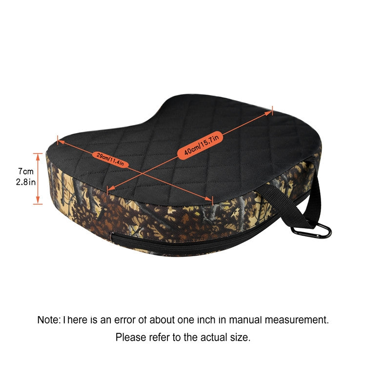 Camouflage Shaped Portable Camping Thickened Cushion, Size: 40x29x7cm