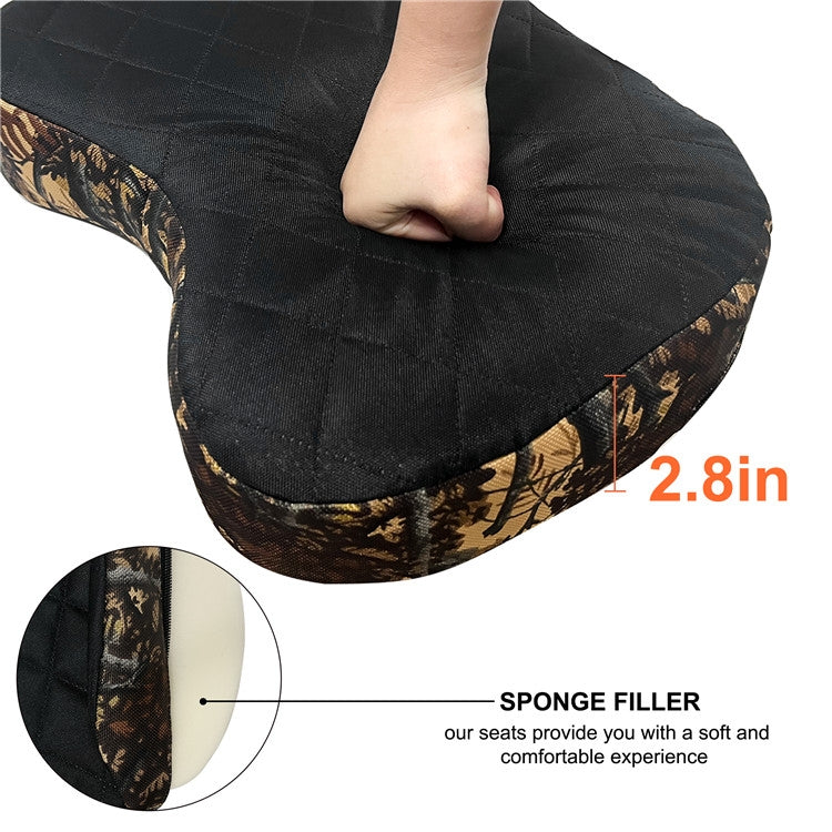 Camouflage Shaped Portable Camping Thickened Cushion, Size: 40x29x7cm