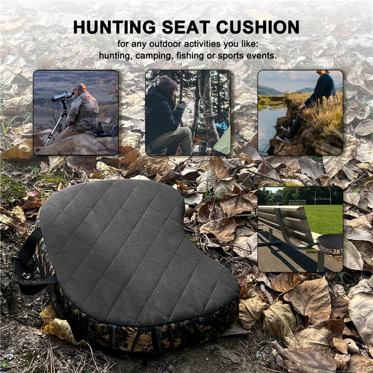 Camouflage Shaped Portable Camping Thickened Cushion, Size: 40x29x7cm